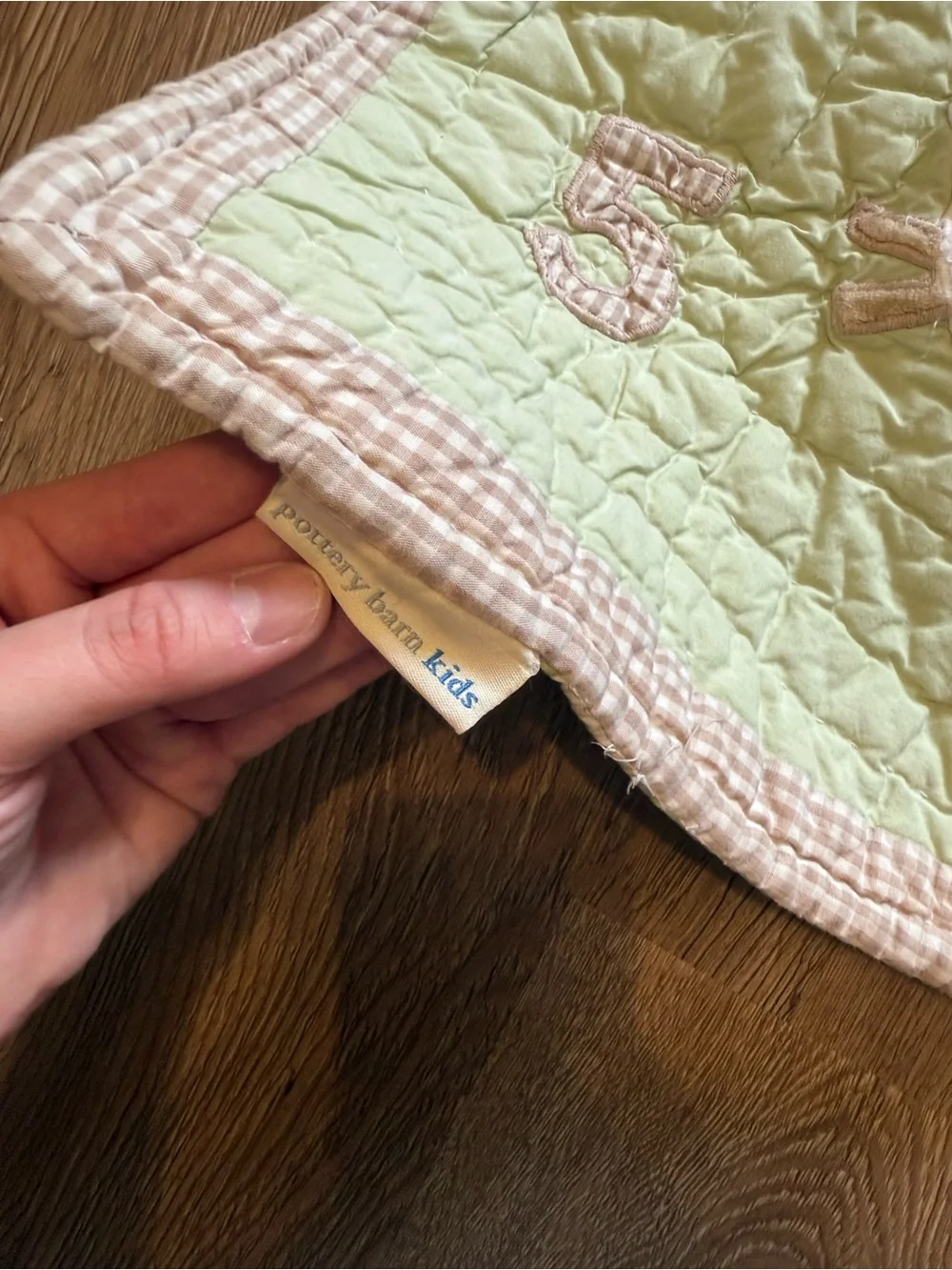 Pottery Barn Kids soft quilted